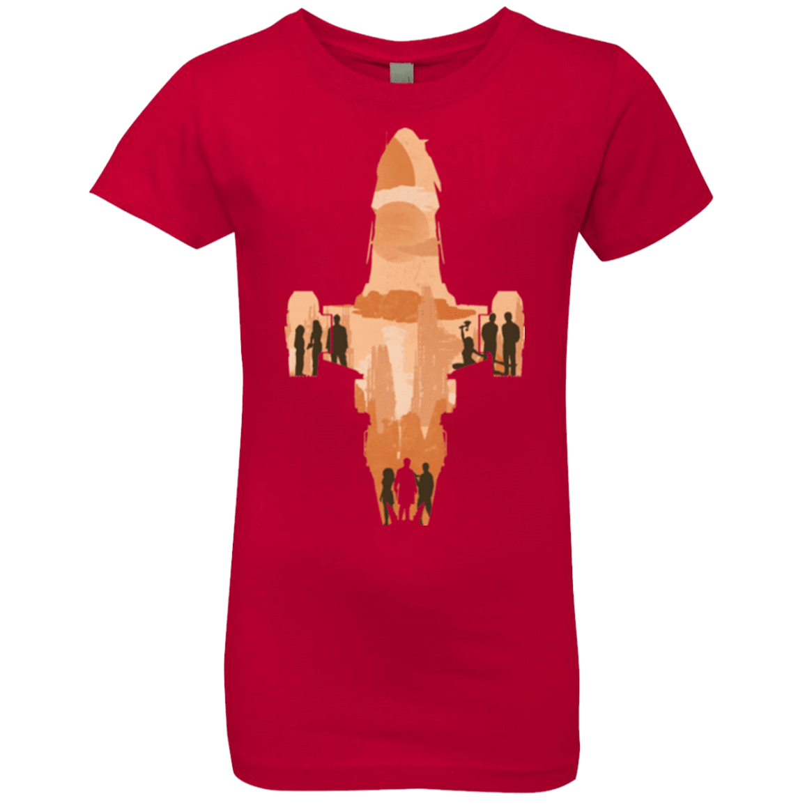 T-Shirts Red / YXS The Shiny Ship Girls Premium T-Shirt