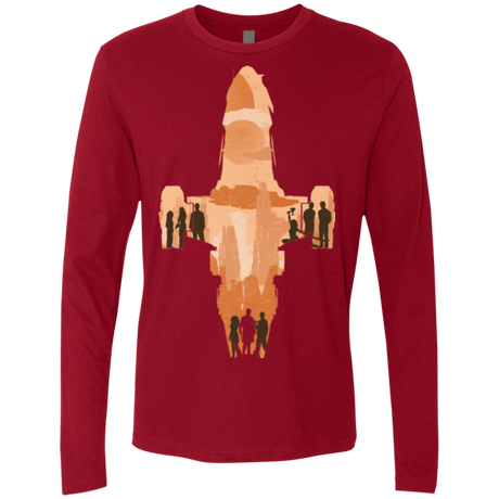 T-Shirts Cardinal / Small The Shiny Ship Men's Premium Long Sleeve
