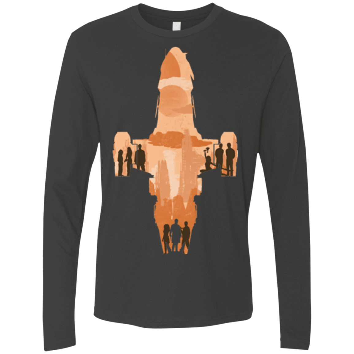 T-Shirts Heavy Metal / Small The Shiny Ship Men's Premium Long Sleeve