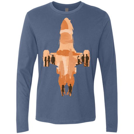 T-Shirts Indigo / Small The Shiny Ship Men's Premium Long Sleeve