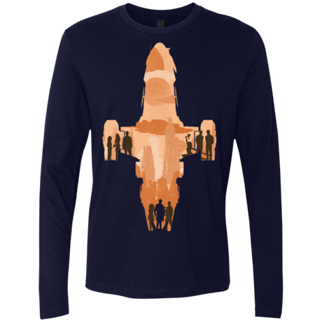 T-Shirts Midnight Navy / Small The Shiny Ship Men's Premium Long Sleeve