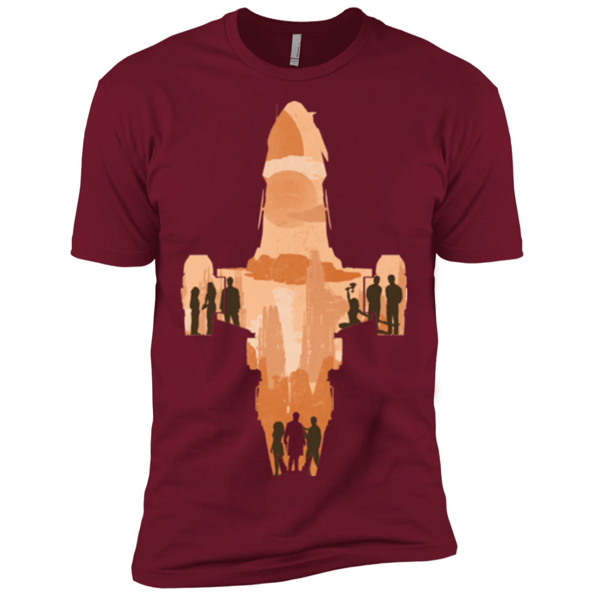 T-Shirts Cardinal / X-Small The Shiny Ship Men's Premium T-Shirt