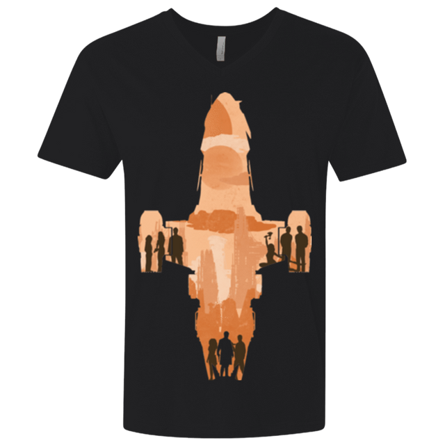 T-Shirts Black / X-Small The Shiny Ship Men's Premium V-Neck