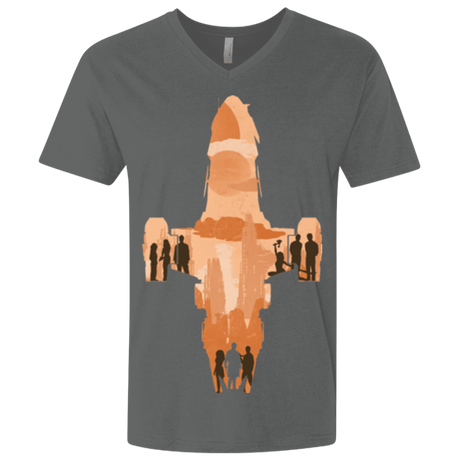 T-Shirts Heavy Metal / X-Small The Shiny Ship Men's Premium V-Neck