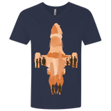 T-Shirts Midnight Navy / X-Small The Shiny Ship Men's Premium V-Neck