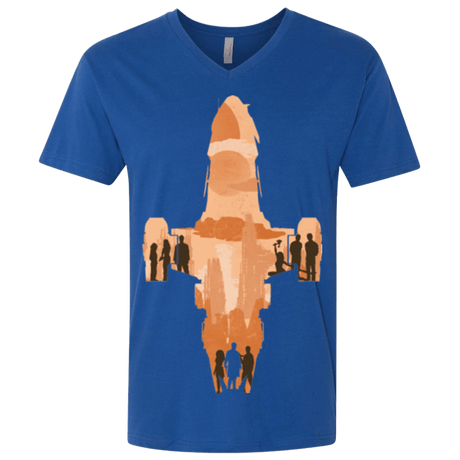 T-Shirts Royal / X-Small The Shiny Ship Men's Premium V-Neck