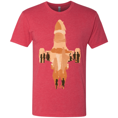 T-Shirts Vintage Red / Small The Shiny Ship Men's Triblend T-Shirt