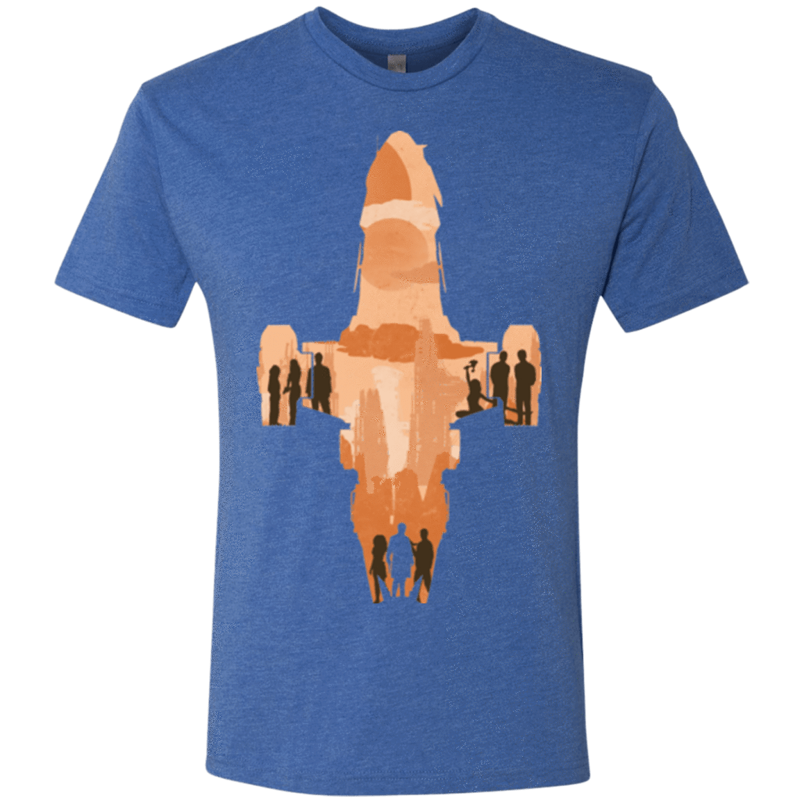 T-Shirts Vintage Royal / Small The Shiny Ship Men's Triblend T-Shirt