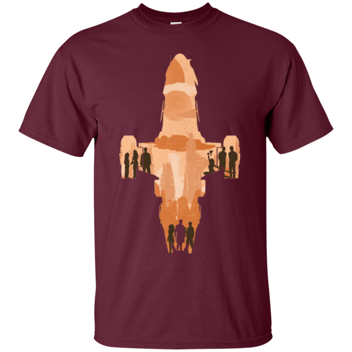 T-Shirts Maroon / Small The Shiny Ship T-Shirt