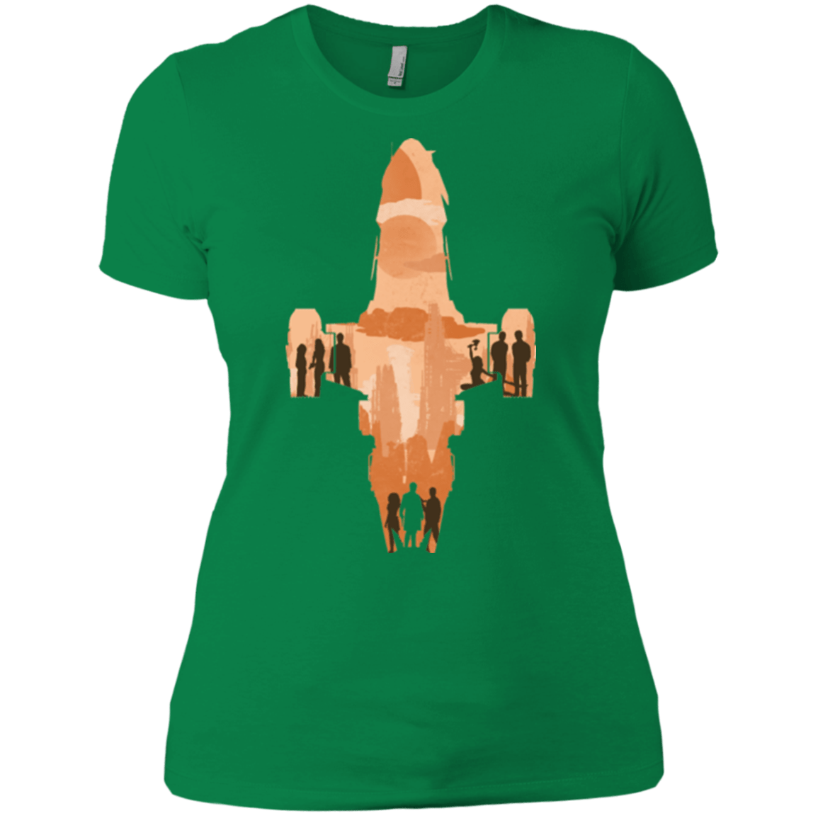T-Shirts Kelly Green / X-Small The Shiny Ship Women's Premium T-Shirt