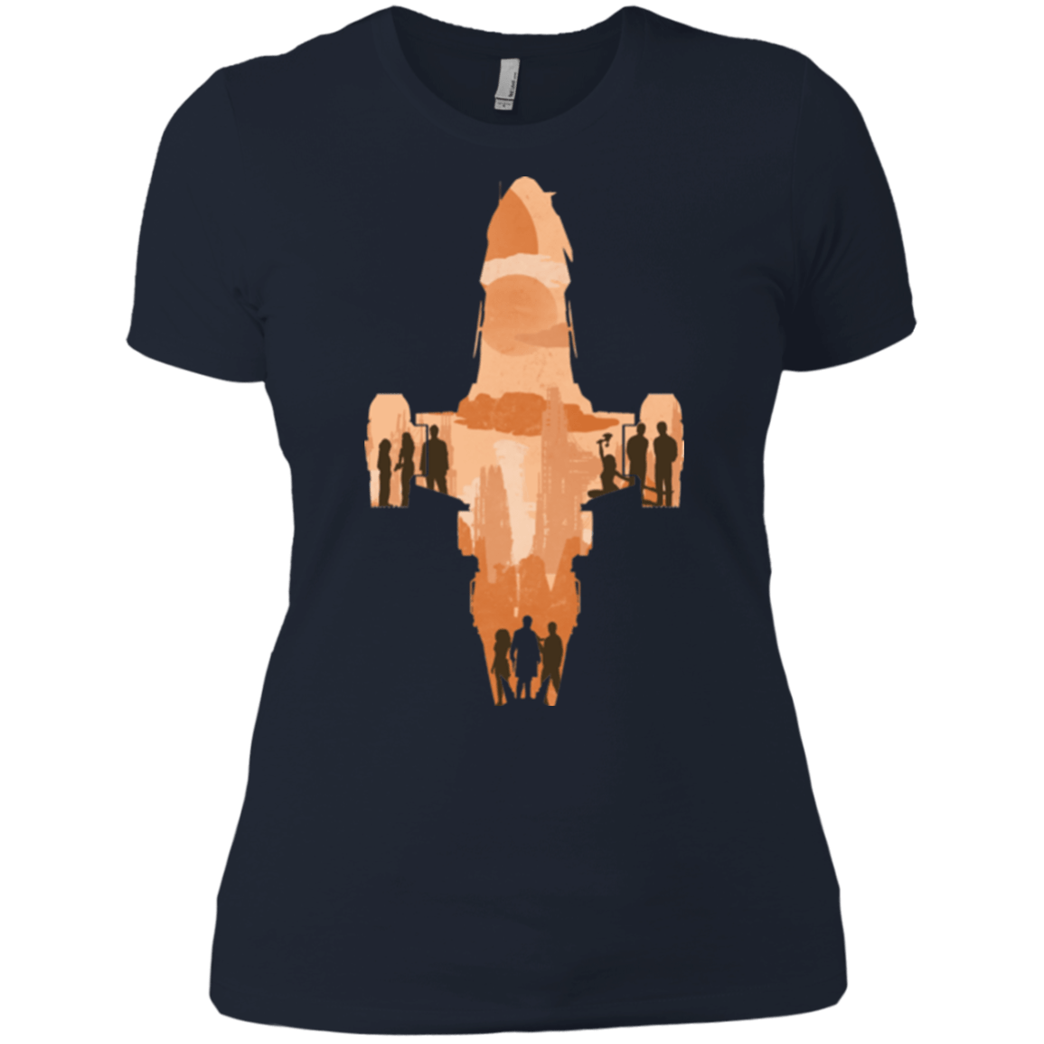 T-Shirts Midnight Navy / X-Small The Shiny Ship Women's Premium T-Shirt
