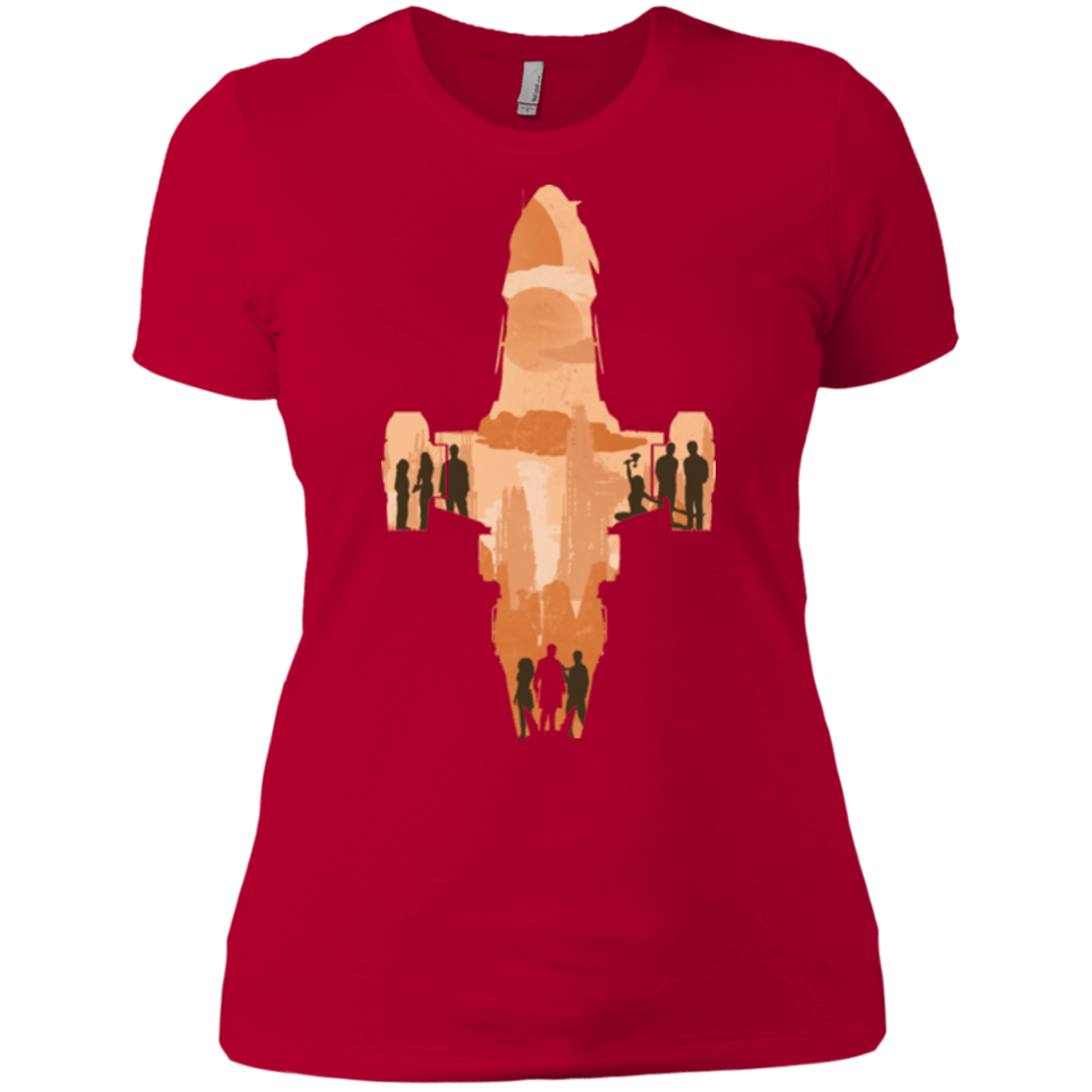 T-Shirts Red / X-Small The Shiny Ship Women's Premium T-Shirt