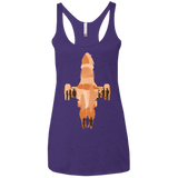 T-Shirts Purple / X-Small The Shiny Ship Women's Triblend Racerback Tank