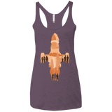 T-Shirts Vintage Purple / X-Small The Shiny Ship Women's Triblend Racerback Tank