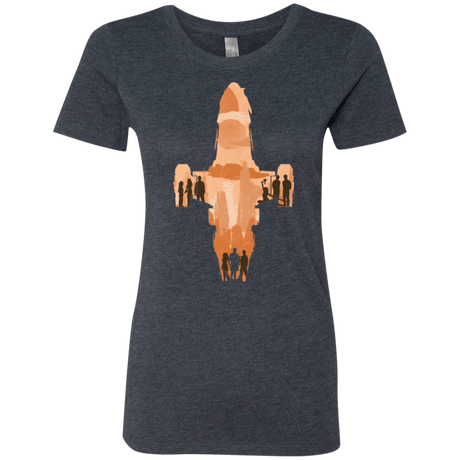 T-Shirts Vintage Navy / Small The Shiny Ship Women's Triblend T-Shirt