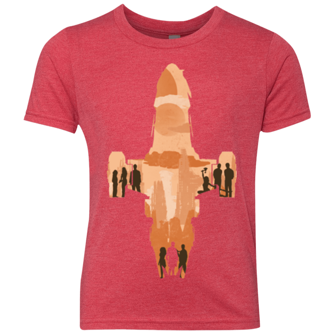 T-Shirts Vintage Red / YXS The Shiny Ship Youth Triblend T-Shirt