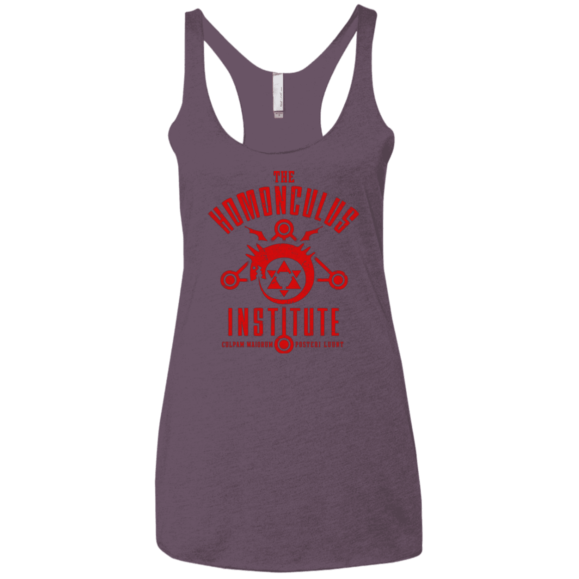 T-Shirts Vintage Purple / X-Small The Sins of the Father Women's Triblend Racerback Tank