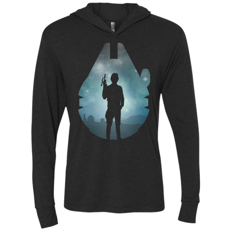 T-Shirts Vintage Black / X-Small The Smuggler Triblend Long Sleeve Hoodie Tee