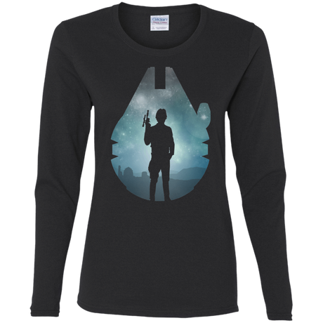 T-Shirts Black / S The Smuggler Women's Long Sleeve T-Shirt