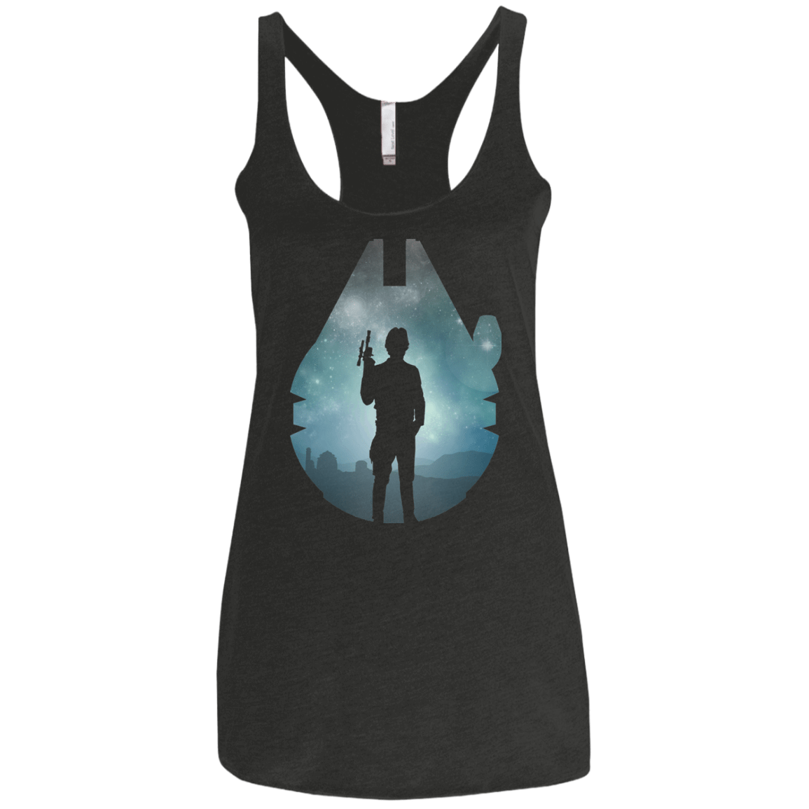 T-Shirts Vintage Black / X-Small The Smuggler Women's Triblend Racerback Tank