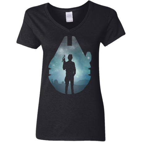 T-Shirts Black / S The Smuggler Women's V-Neck T-Shirt