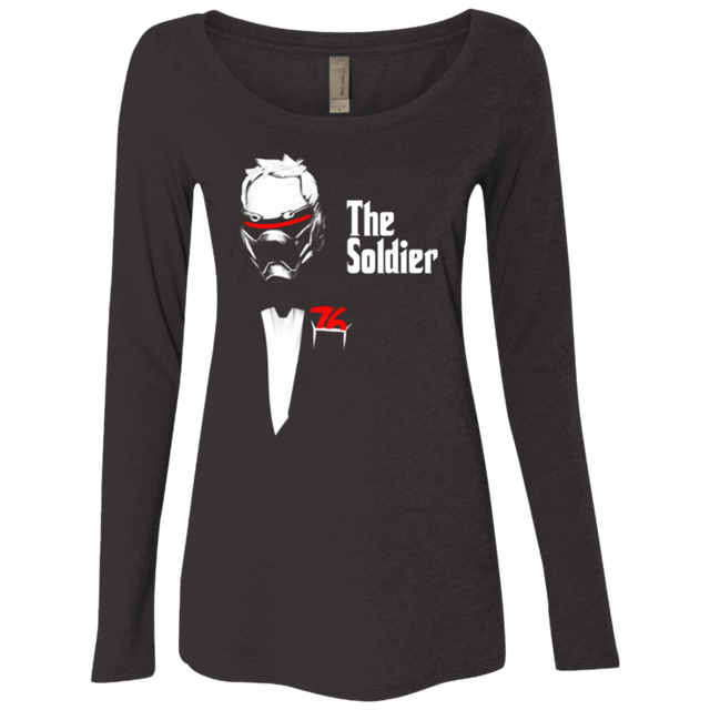T-Shirts Vintage Black / Small The Soldier (1) Women's Triblend Long Sleeve Shirt