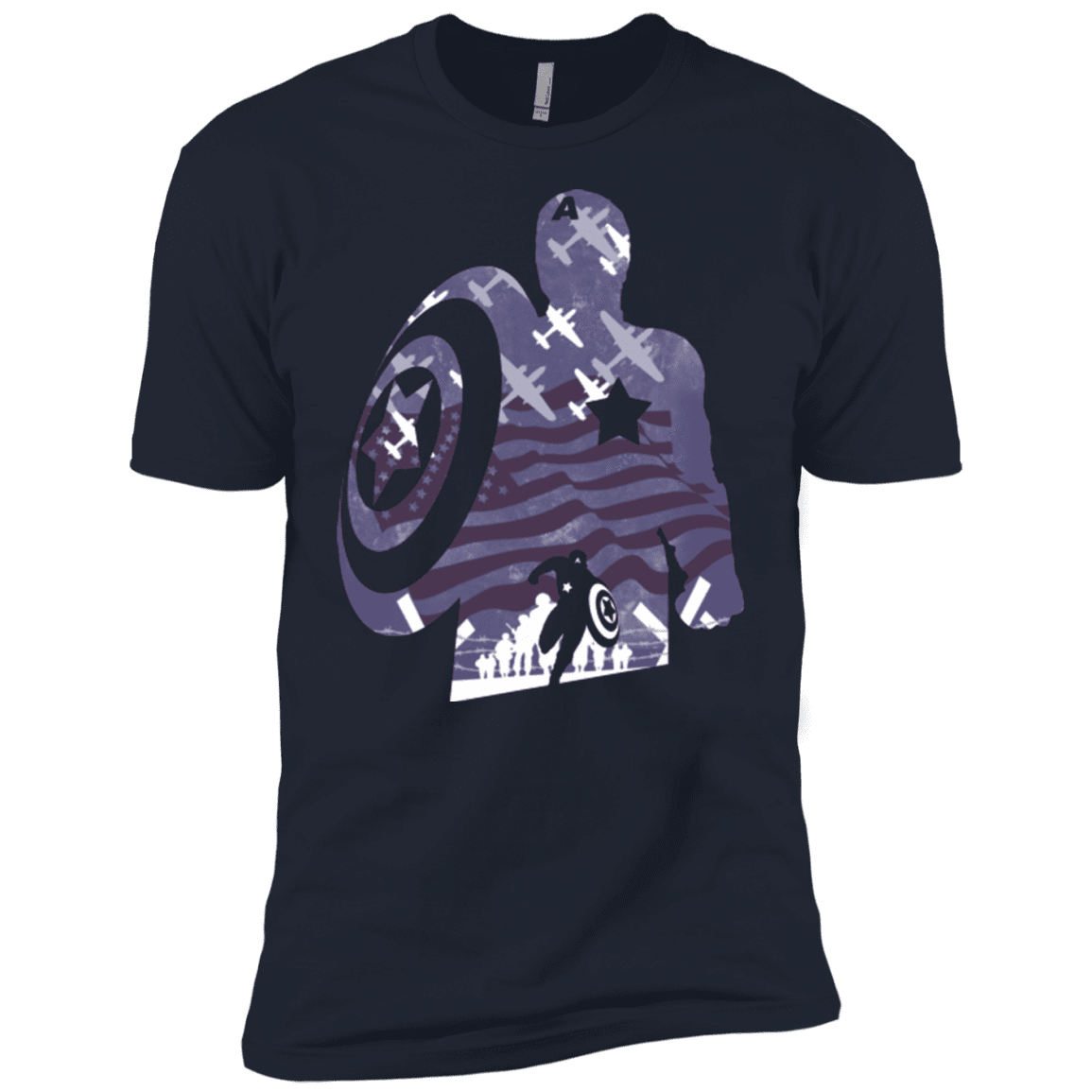 T-Shirts Midnight Navy / YXS The Soldier Boys Premium T-Shirt