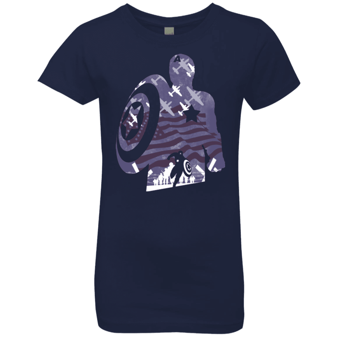 T-Shirts Midnight Navy / YXS The Soldier Girls Premium T-Shirt