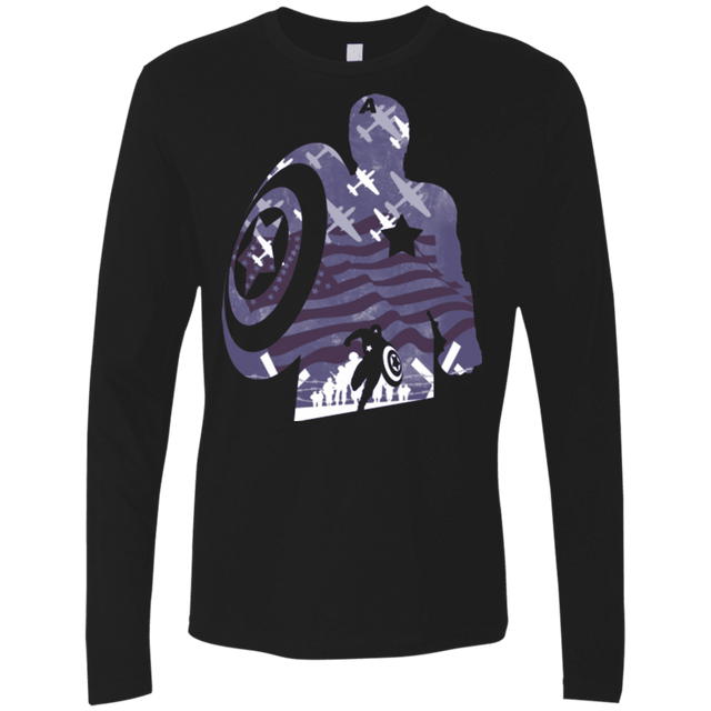 T-Shirts Black / Small The Soldier Men's Premium Long Sleeve