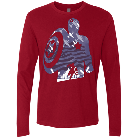 T-Shirts Cardinal / Small The Soldier Men's Premium Long Sleeve