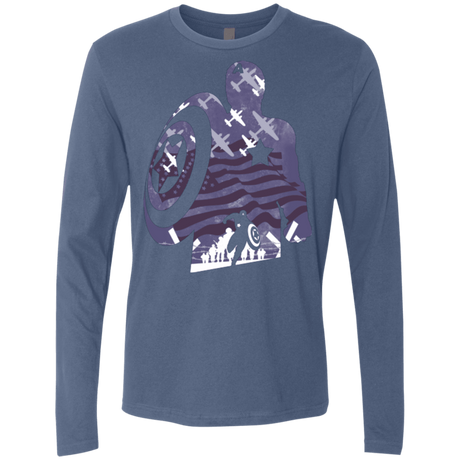 T-Shirts Indigo / Small The Soldier Men's Premium Long Sleeve