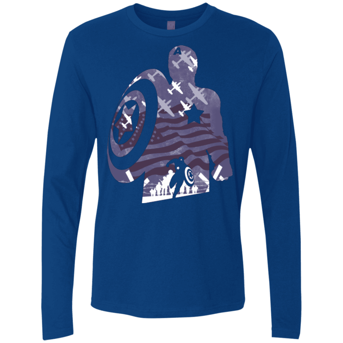 T-Shirts Royal / Small The Soldier Men's Premium Long Sleeve