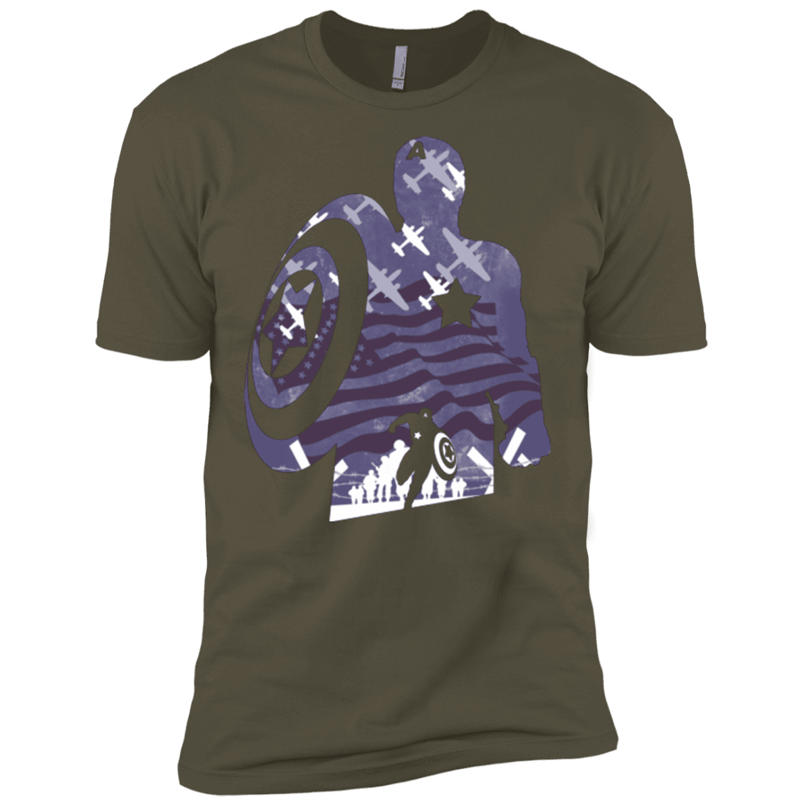 T-Shirts Military Green / X-Small The Soldier Men's Premium T-Shirt