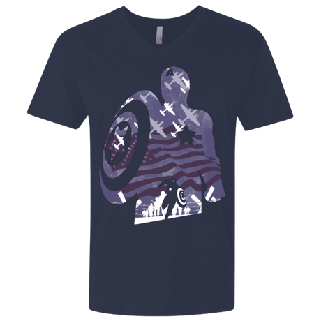 T-Shirts Midnight Navy / X-Small The Soldier Men's Premium V-Neck