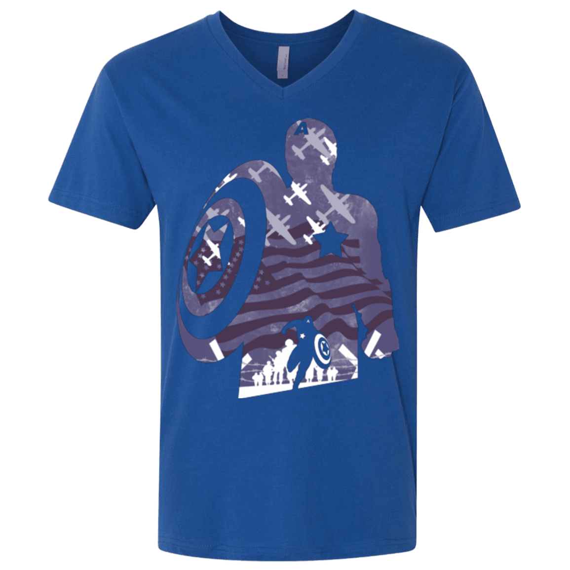 T-Shirts Royal / X-Small The Soldier Men's Premium V-Neck