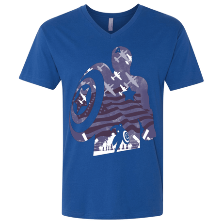 T-Shirts Royal / X-Small The Soldier Men's Premium V-Neck