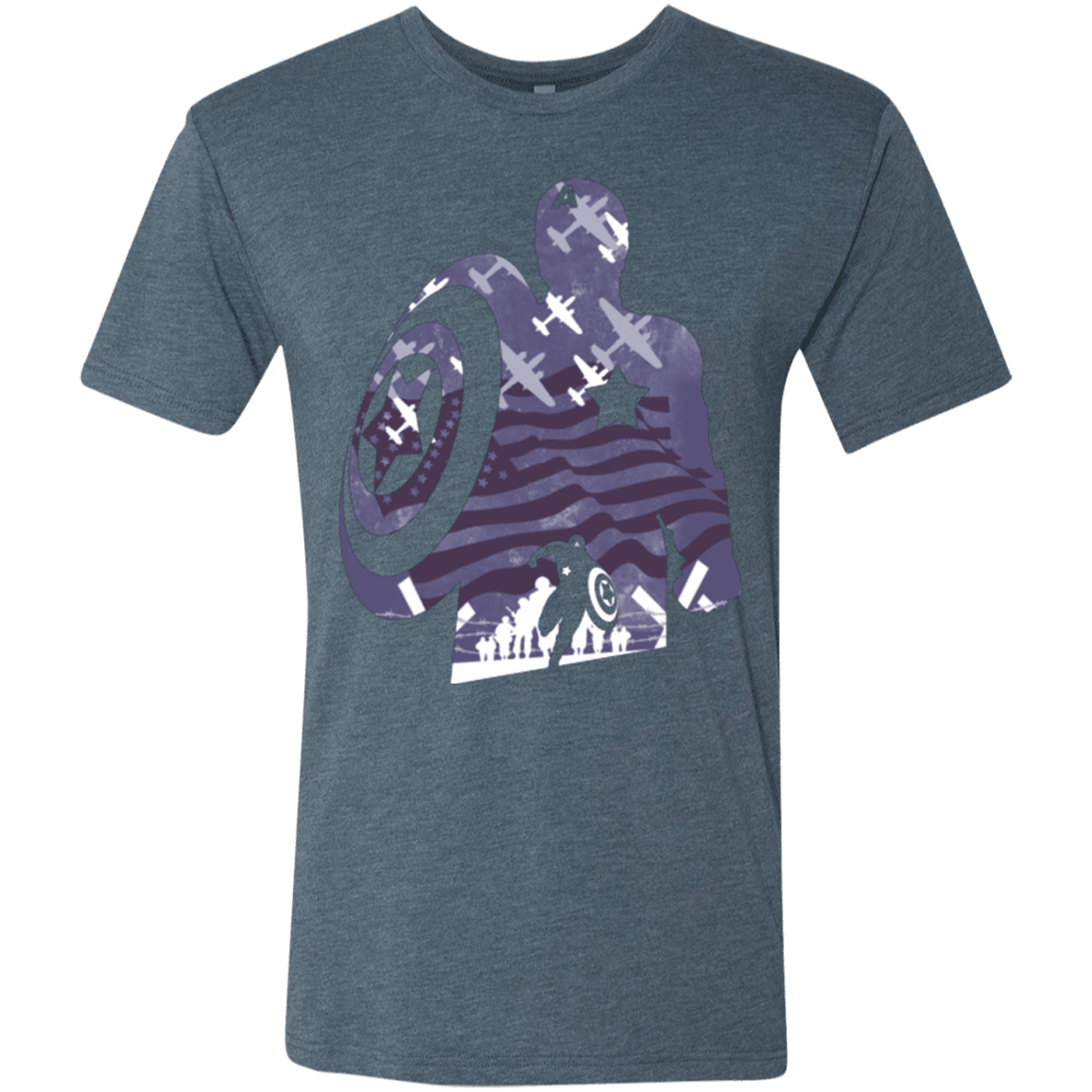 T-Shirts Indigo / Small The Soldier Men's Triblend T-Shirt