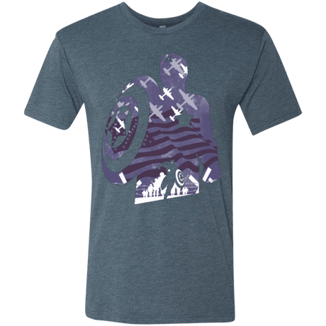 T-Shirts Indigo / Small The Soldier Men's Triblend T-Shirt