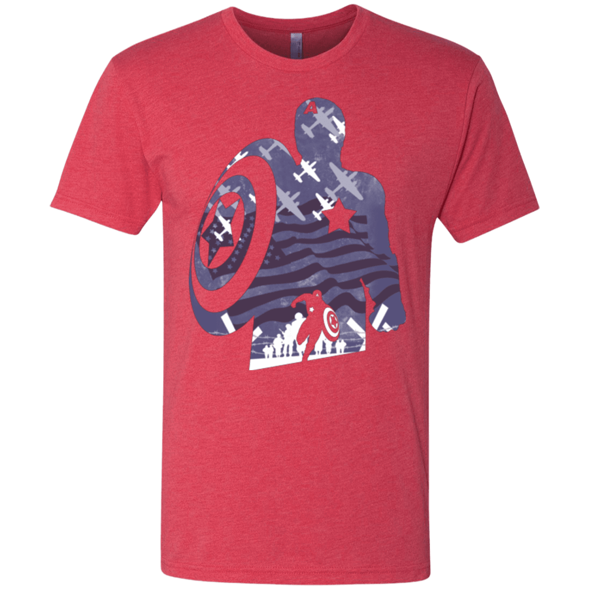 T-Shirts Vintage Red / Small The Soldier Men's Triblend T-Shirt