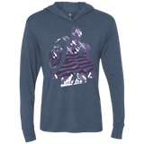 T-Shirts Indigo / X-Small The Soldier Triblend Long Sleeve Hoodie Tee