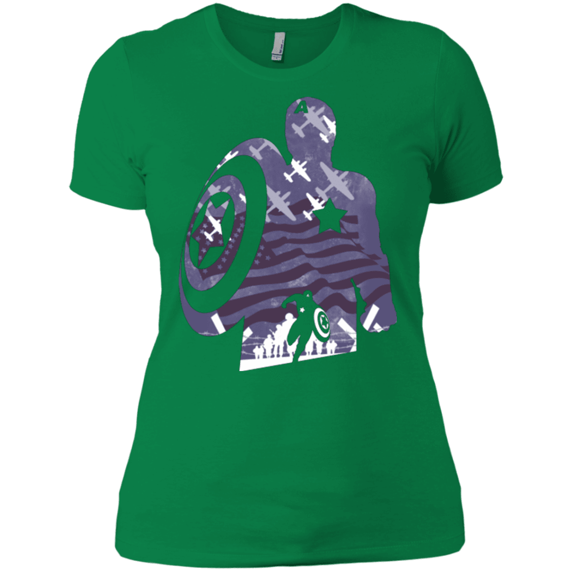 T-Shirts Kelly Green / X-Small The Soldier Women's Premium T-Shirt