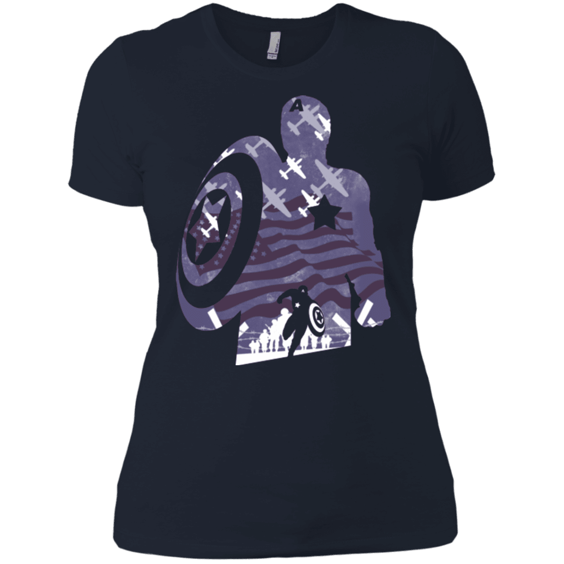 T-Shirts Midnight Navy / X-Small The Soldier Women's Premium T-Shirt