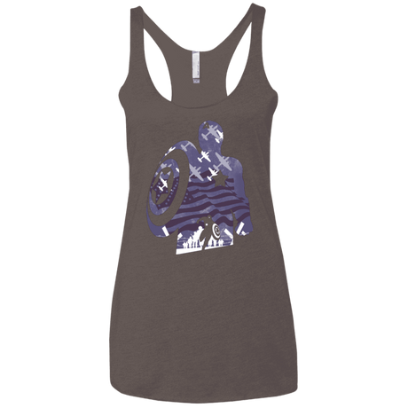 T-Shirts Macchiato / X-Small The Soldier Women's Triblend Racerback Tank