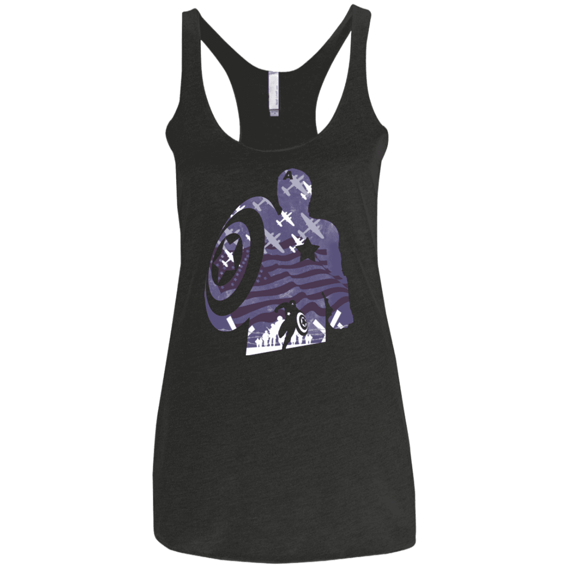 T-Shirts Vintage Black / X-Small The Soldier Women's Triblend Racerback Tank