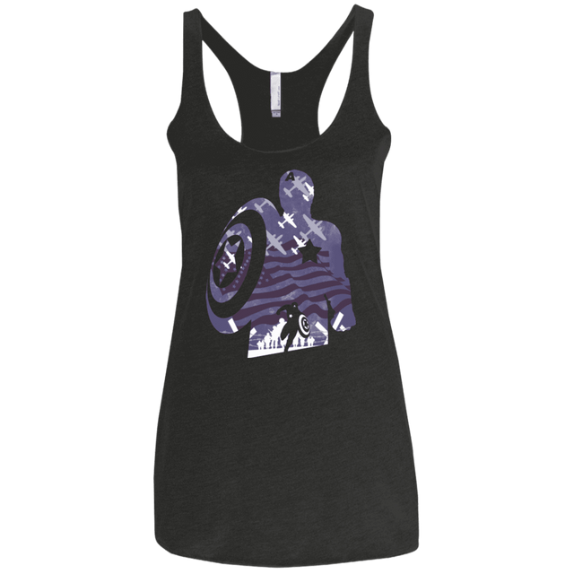 T-Shirts Vintage Black / X-Small The Soldier Women's Triblend Racerback Tank