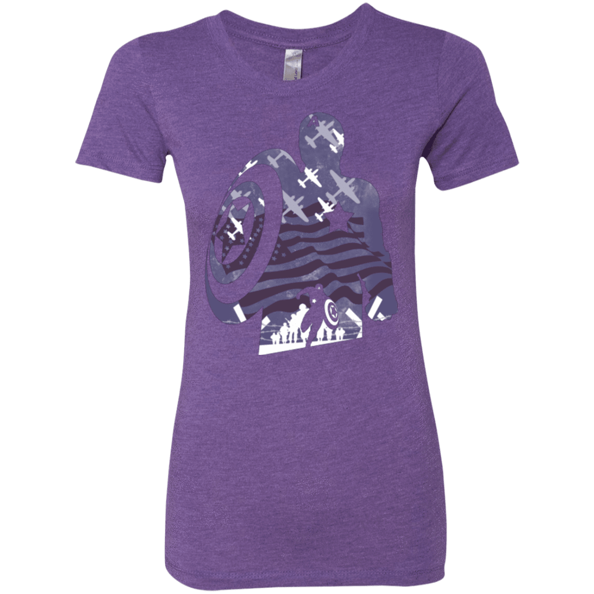 T-Shirts Purple Rush / Small The Soldier Women's Triblend T-Shirt