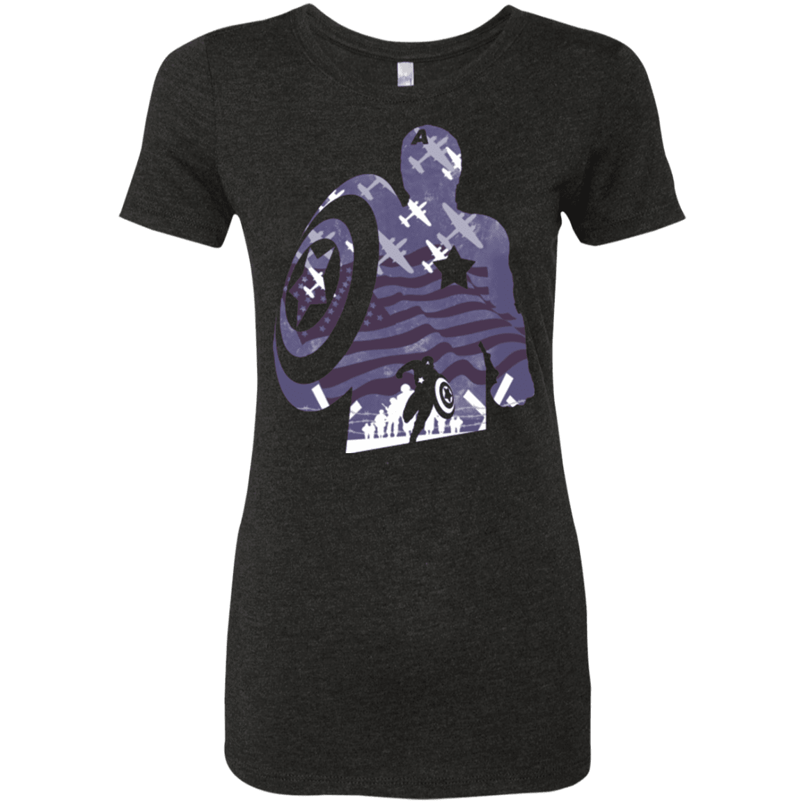 T-Shirts Vintage Black / Small The Soldier Women's Triblend T-Shirt