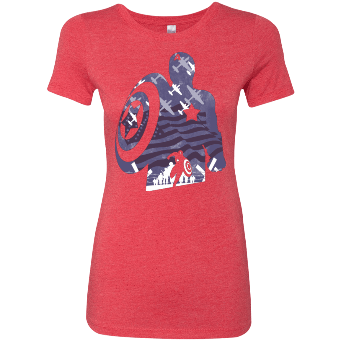 T-Shirts Vintage Red / Small The Soldier Women's Triblend T-Shirt