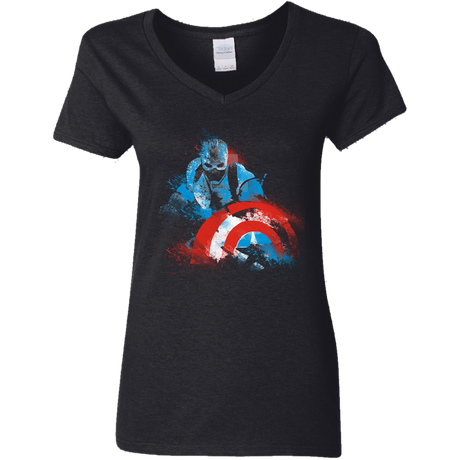 T-Shirts Black / S The Soldier Women's V-Neck T-Shirt