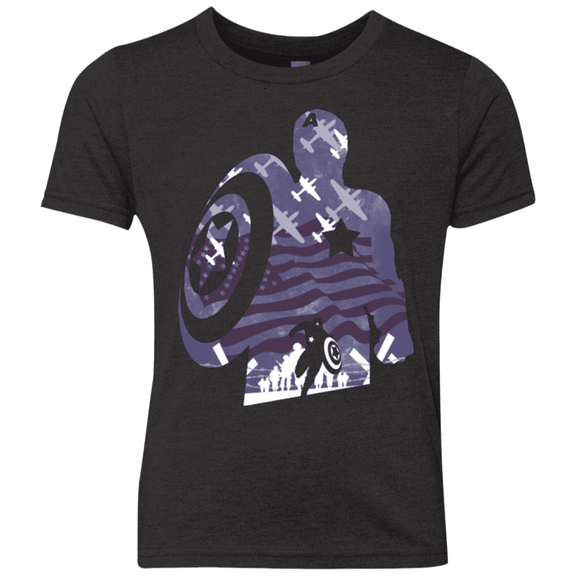 T-Shirts Vintage Black / YXS The Soldier Youth Triblend T-Shirt